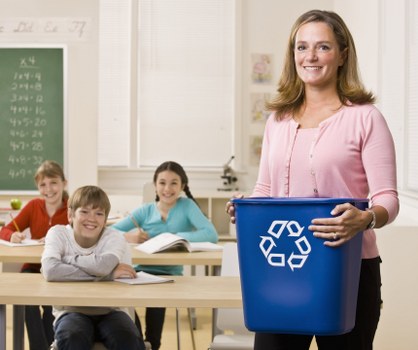 Professional waste clearance team in action