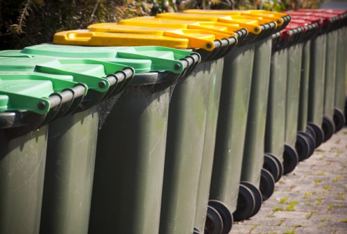 Image showing construction waste clearance equipment at work