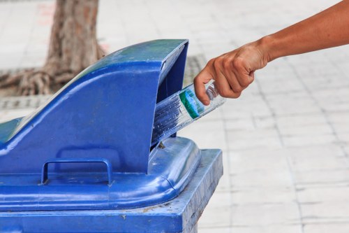 Construction debris removal in Eastcote showcasing waste management services