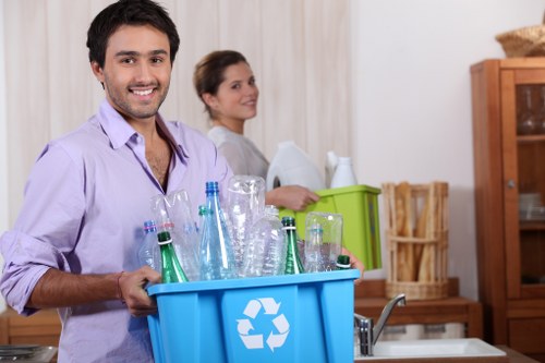 Waste removal process ensuring safety and eco-friendly practices