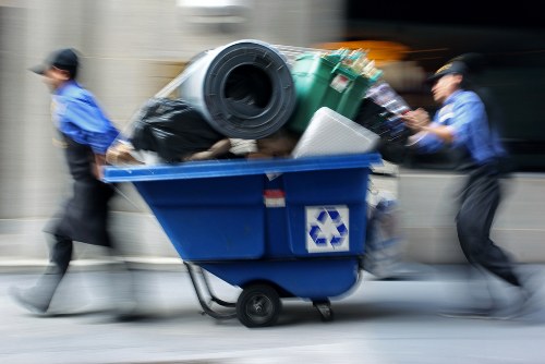 Local community benefitting from builders waste clearance services