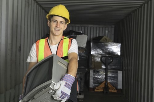 Recycling process in a construction waste clearance facility