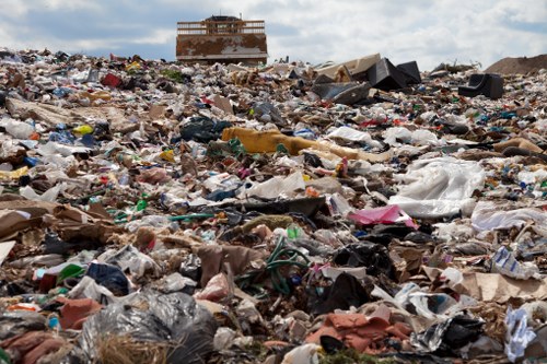 Workers in Freezywater efficiently managing demolition debris