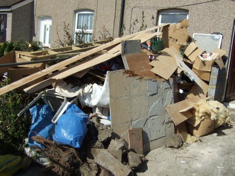 Steps of waste disposal process highlighting recycling and segregation in Bounds Green